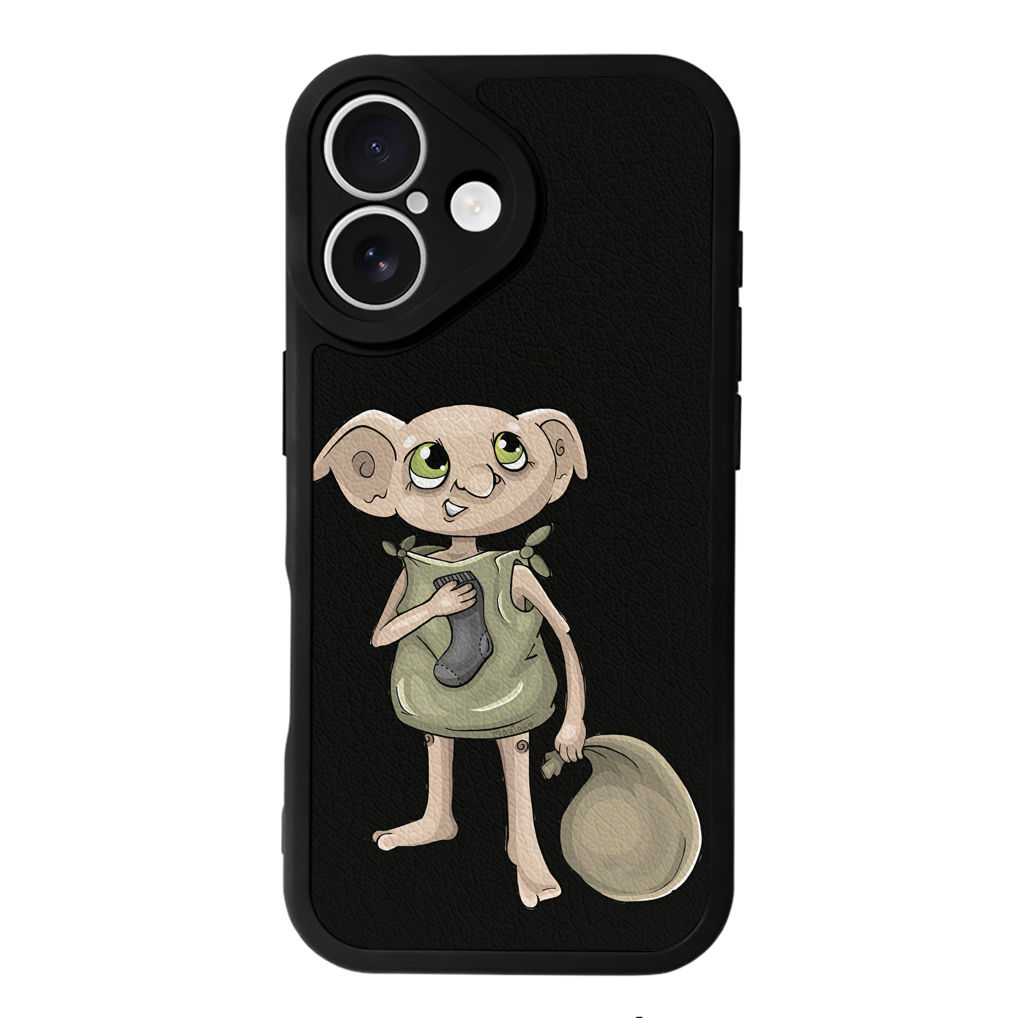 （画像用） Harry Potter ハリー・ポッターシリーズ 【iPhone 16シリーズ対応】シリコンスマホケース（レザー調） 材質：シリコン